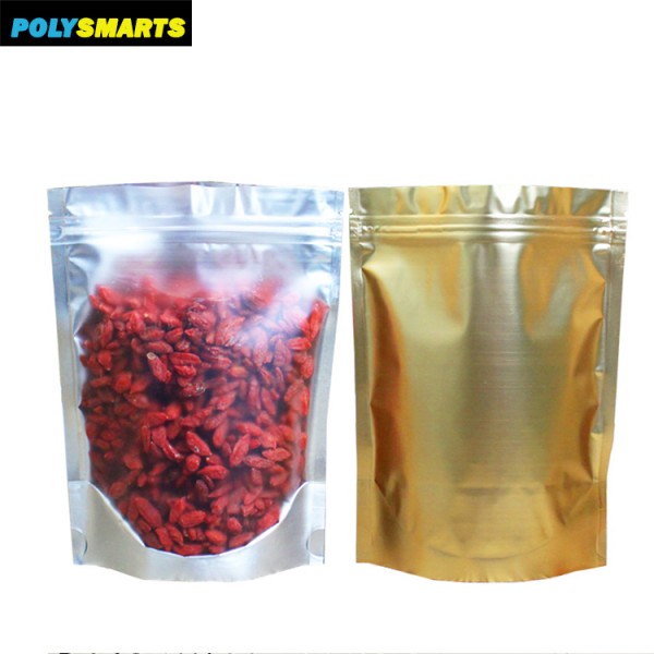 Factory Wholesale Stand Up Food Plastic Bag, Different Types Stand Up Plastic Poly Bag