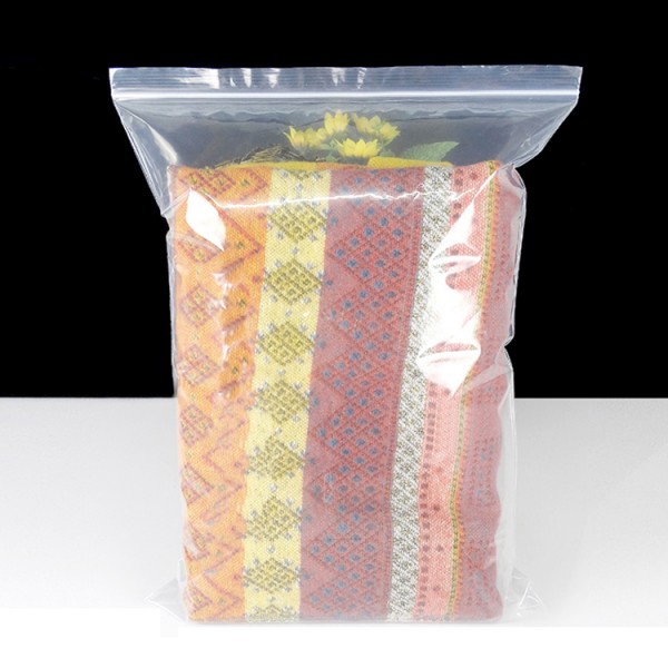 High Quality Transparent Pe Ziplock Food Storage Bags, Recloseable Without Printing Packaging Ziplock Food Bags