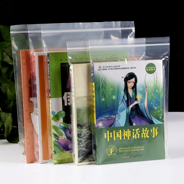 High Quality Transparent Pe Ziplock Food Storage Bags, Recloseable Without Printing Packaging Ziplock Food Bags