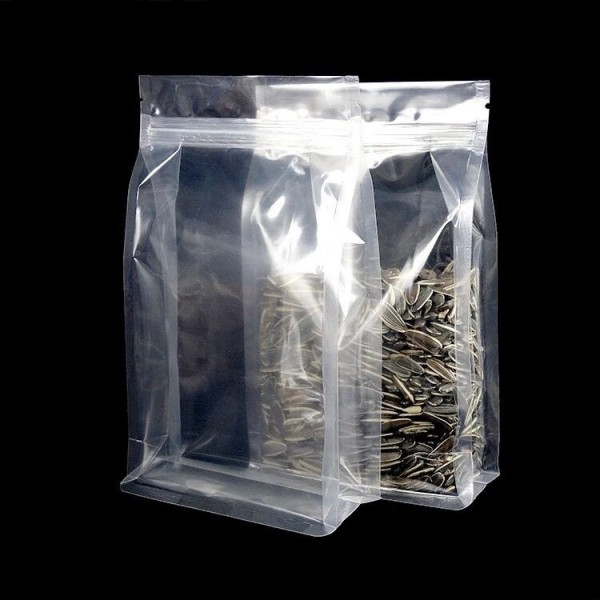 Factory Price Plastic Packaging Bag Mylar Resealable Pouch Flat Bottom