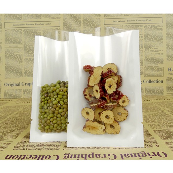 Custom Printed Heat Seal Plastic Bag, Food Vacuum Storage 3 Side Sealed Bag Pouch