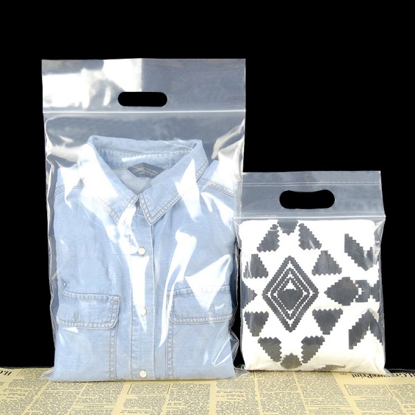 Customized Color Size LDPE Plastic Shopping Die Cut Handle Bag