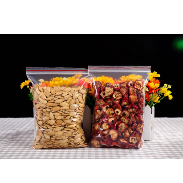 Eco-friendly Soft Plastic Recycled Ziplock Food Storage Bags, Factory Soft Plastic Recycled Ziplock Bags