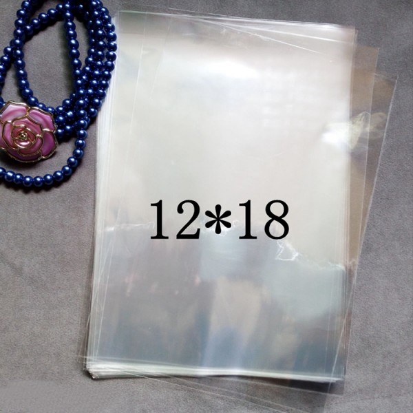 Wholesale  Transparent Clear BOPP Poly Flat Plastic Bag, Custom Jewelry Plastic Bag